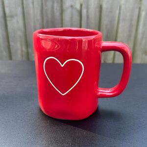 Rae Dunn Love Heart Outlined Mug